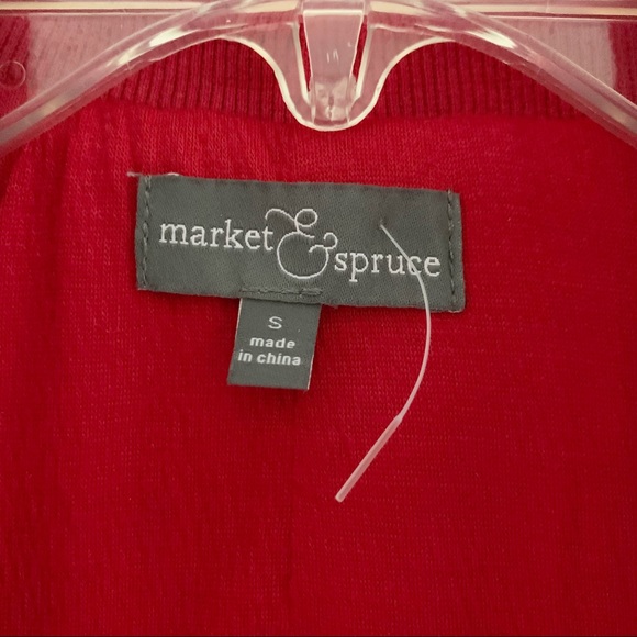 New Stitch Fix Market Spruce Red Puffer Vest Small - Picture 6 of 8
